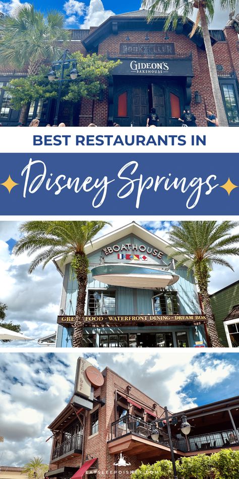 The Ultimate Guide to the Best Disney Springs Restaurants Best Food At Disney Springs, Best Disney Springs Restaurants, Best Epcot Restaurants, Wdw Restaurants, Disney Springs Restaurants, Disney Springs Orlando, Restaurants In Orlando, Disney Universal Studios, Coronado Springs