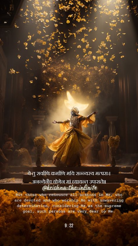 Shree Krishna Says, Radha Asthetic Pic, Krishna Unique Images, Krishna Is With Me, Hare Krishna Mantra Wallpaper, Krishna And Me, Krishna Images Aesthetic, Krishna Quotes Wallpapers, Krishna Shlok