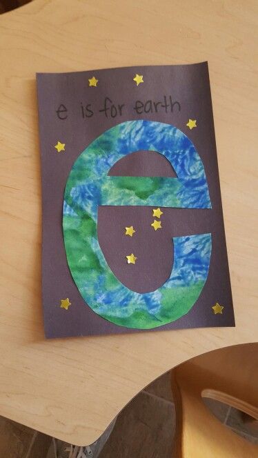 E Is For Earth Craft, E Craft Preschool, E Is For Earth Preschool, Letter E Prek Activities, E Preschool Craft, E Letter Activities For Preschool, Letter E Projects Preschool, Letter E Art Preschool, Letter E Arts And Crafts For Preschool