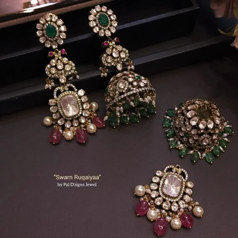 #moissanite #polki #polkiearings #swarnrikaiyaa #handmade #earings #bridal #bridejewellery #weddingjewellery #jewelry #uniqueearings #earings #occasionwear #semiprecious #stones #silver #royallook #partywear Polki Earrings Jhumkas, Polki Jhumkas, Simple Elegant Jewelry, Jewellery For Wedding, Desi Jewelry, Bridal Jewelry Sets Brides, Inexpensive Jewelry, Pearl Jewels, Polki Jewellery