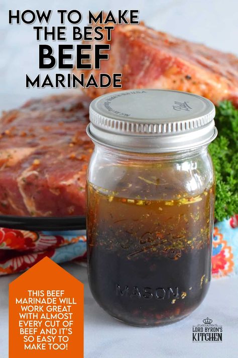 In those instances when just plain salt and pepper will not do, you need the Best Beef Marinade, and this post will share with you how to make it! It is not extravagant or complicated, but the flavour it imparts is absolutely extraordinary! #steak #beef #marinate #marinade #flavourtown #seasoning #grill Beef Tenderloin Marinade, Roast Beef Marinade, Tenderloin Marinade, Sirloin Tip Steak, Beef Loin, Sirloin Tip Roast, Sirloin Roast, Beef Marinade, Tenderloin Steak