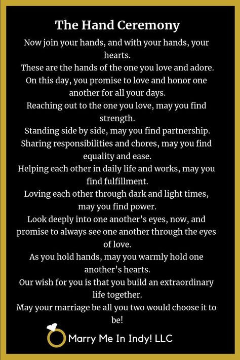 Hand Ceremony Scripts for your Wedding Ceremony. Handfasting Script, Atheist Wedding Ceremony, Ceremony Readings Wedding, Satanic Wedding Ceremony, Hand Fasting Ceremony Vows, Hand Fasting Ceremony Script, Officiant Readings, Hand Ceremony, Wedding Ceremony Script Non Traditional