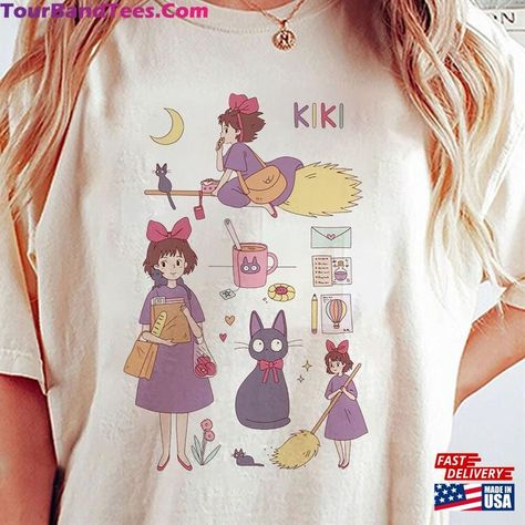 Kikis Delivery Service Jiji Comfort Colors® Shirt Studio Ghibli Anime Unisex T-Shirt Check more at https://tourbandtees.com/product/kikis-delivery-service-jiji-comfort-colors-shirt-studio-ghibli-anime-unisex-t-shirt/ Kiki's Delivery Service Merch, Studio Ghibli Fashion, Ghibli Products, Fruity Fashion, Studio Ghibli Shirt, Kikis Delivery Service, Studio Ghibli Anime, Ghibli Characters, Ghibli Anime