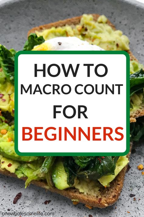 How to track and count macros for beginners. Curious how do you track macros for weight loss? Check out this Macro 101 guide for beginners Counting Macros For Beginners, Macros For Beginners, Count Macros, Macro Meal Plan, Macro Nutrition, Wholesome Life, Macros Diet, Counting Macros, Baking Soda Beauty Uses