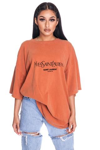 New Arrivals – COAL N TERRY Oversized Shirt Outfit, Oversize Tshirt Outfits, Baggy Tee, Tee Outfit, Tshirt Outfits, Looks Vintage, Fashion Killa, Burnt Orange, Shirt Outfit