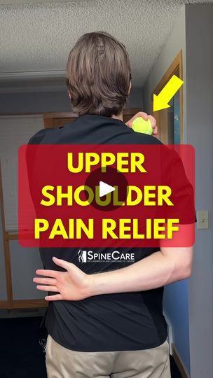 763K views · 13K reactions | 👉 Upper Shoulder Pain Relief in Seconds #shoulderpain #shoulderpainrelief #trapezius #SpineCare #DrRowe | SpineCare Decompression and Chiropractic Center | SpineCare Decompression and Chiropractic Center · Original audio Michael Rowe, Spine Care, Hip Pain Relief, Pain Relief Remedies, Shoulder Pain Relief, Neck Exercises, Sciatic Nerve Pain, Shoulder Muscles, Self Massage