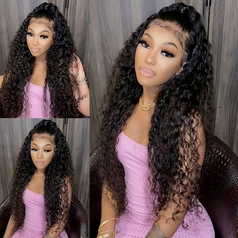 Faster shipping. Better service Deep Wave Bundles, Frontal Hair, Natural Hair Extensions, Brazilian Hair Bundles, Indian Human Hair, Brazilian Hair Weave, Frontal Hairstyles, Deep Wave Hairstyles, Indian Hair