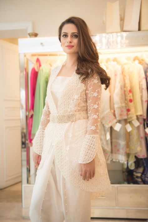 FARIDA HASAN’S EID COLLECTION Farida Hasan, Pakistani Formal Dresses, Beautiful Pakistani Dresses, Pakistan Fashion, Sleeves Designs For Dresses, Eid Collection, Designs For Dresses, Pakistani Outfits, Kurta Designs