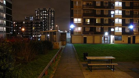 london council estates by micheeky, via Flickr Council Estate, Estate Interior, Tower Block, London House, Planet Earth, Go Outside, How To Take Photos, Home Projects, At Night