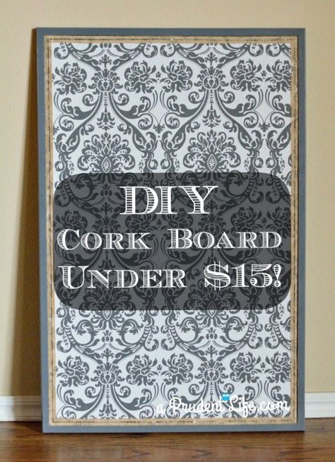 Diy Office Organization, Diy Cork Board, Diy Cork, Cork Boards, Budget Crafts, Cork Diy, Tile Stencil, Diy Office, Craft Room Organization