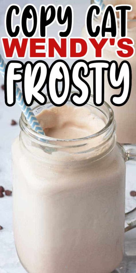 How To Make Wendys Frosty, Diy Wendy’s Frosty, Wendy’s Vanilla Frosty Recipe, Wendy’s Frosty, Vanilla Frosty Recipe, Homemade Wendy's Frosty Recipe, Vitamix Ice Cream Recipes, Copycat Wendy's Frosty Recipe, Wendys Frosty Recipe