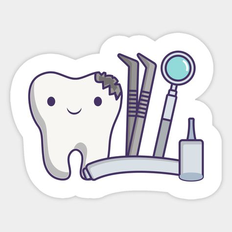 Dentist Stickers Printable, Dental Stickers Design, Dentistry Stickers, Dentist Stickers, Dental Stickers, Teeth Sticker, Dental Pictures, Dental Wallpaper, Dentist Art