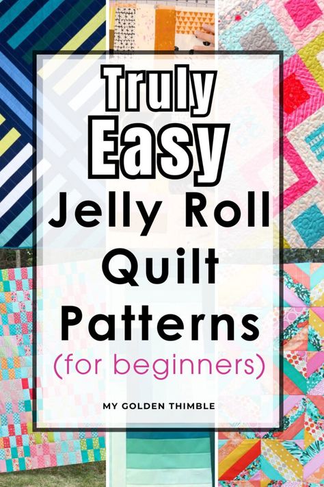 Quick and Easy Jelly Roll Quilt Patterns (Beginner-Friendly) Easy Jelly Roll Quilt, Jelly Roll Sewing, Jelly Roll Quilts, Quilting Easy, Jelly Roll Projects, Jelly Roll Race, Strip Quilt Patterns, Jelly Roll Quilt, Jelly Roll Patterns