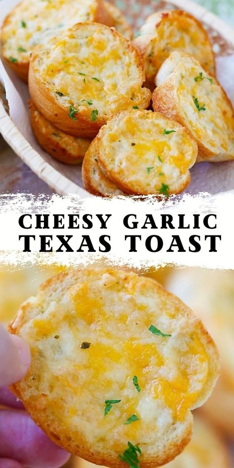 Texas Toast With Cheese, Diy Texas Toast, Cheesy Texas Toast, Texas Toast Recipe Ideas, Texas Food Recipes, Garlic Texas Toast, Bread Sides, Garlic Breads, Toast Garlic Bread