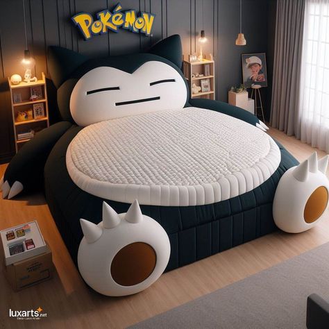 Bedtime Battles: Let Your Child's Dreams Roam with Pokemon Kid Beds Pokémon Inspired Kid Beds 🌟🛏️🎮 #PokemonBeds #GottaSleepEmAll #DreamyAdventures Transform your child's bedroom into a Pokemon Trainer's dream with Pokemon Inspired Kid Beds. These beds feature iconic Pokemon designs, inviting young trainers to embark on imaginative adventures as they drift off to sleep. Whether it's snoozing with Pikachu or dreaming of battling legendary Pokemon, Pokemon Inspired Kid Beds make bedtime an excit... Pokemon Wall Decals, Pokemon Bedding, Kids Bed Design, Sonic Birthday Parties, Legendary Pokemon, Bed Tent, Pokemon Pokemon, Sleeping Habits, Inspiration For Kids