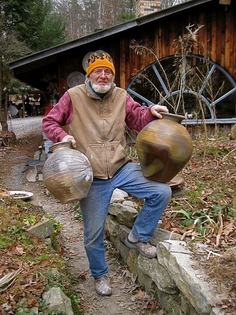 Jack Troy and Wood-fired Pots - Cousins in Clay 2013, at Bulldog Pottery, June 1 & 2, Seagrove, NC via Flickr Pippin Drysdale, Seagrove Nc, Ancient Pottery, Pottery Inspiration, Potters Wheel, Large Pots, June 1, Pottery Studio, Decorating On A Budget