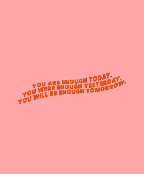 You are enough today, tomorrow, and always 💕✨ Take a moment to remind yourself that you are enough. You don't need to be anyone else or do anything else to prove your worth. You are already worthy just as you are. Don't let comparison or self-doubt cloud your mind. You have always been enough, and you will always be enough. Embrace your uniqueness and let your light shine. #selflove #youareenough #loveyourself #believeinyou #beyourownkindofbeautiful #themimidiaries Wholesome Quotes, You Are Enough Quote, You're Enough, Let Your Light Shine, You Are Enough, Say You, Do Anything, Don't Let