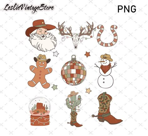 Cowboy Christmas Aesthetic, Country Christmas Background, Western Christmas Background, Country Christmas Wallpaper, Cowboy Christmas Tree Ideas, Christmas Cowboy, Cowboy Santa, Sublimation Shirts, Christmas Country