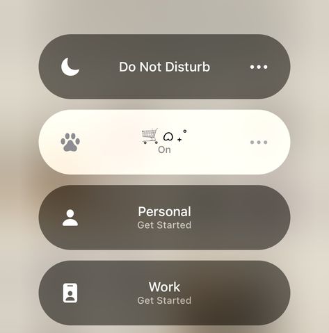 Focus Ideas Ios 15, Focus Ios 15 Ideas, Ios Focus Ideas, Iphone Layout Aesthetic, Focus Ideas, Ig Tone, Focus Mode, Gif Ig, Layout Aesthetic