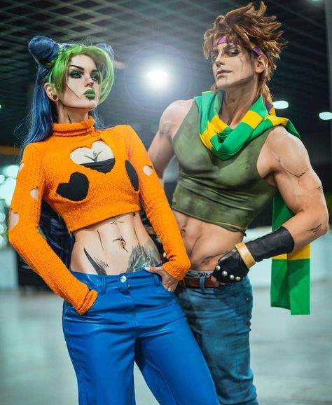 Female Jojo Cosplay, Jojo Inspired Outfits, Jojo Makeup, Joseph Joestar Cosplay, Jojo Aesthetic, Jjba Cosplay, Jojo's Bizarre Adventure Cosplay, Jojo Cosplay, Jojo Pose