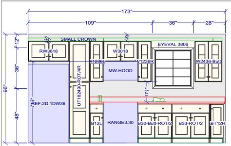 Designing a Kitchen with an 8' Ceiling | Cabinets.com Kitchen Cabinets Height, Kitchen Cabinet Dimensions, Cabinets To Ceiling, Cabinet Height, Tall Kitchen Cabinets, Designing A Kitchen, Upper Kitchen Cabinets, Blue Bathroom Decor, Kitchen Wall Cabinets