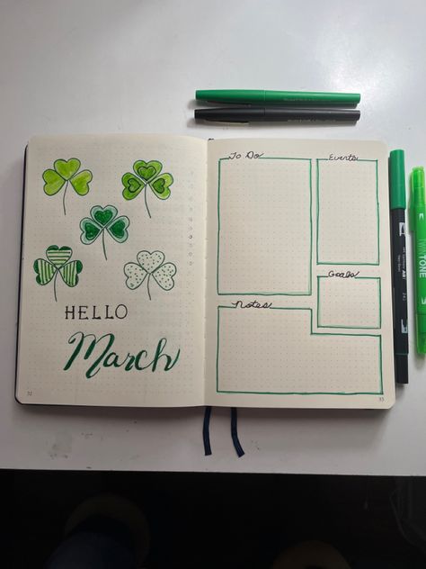 March Dot Journal Ideas, March Journal Cover, March Journal Ideas, March Doodles, March Calendar Ideas, March Bullet Journal Ideas, March Bullet Journal Cover, Journaling 2024, March Cover Page