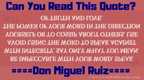 Reading Upside down and Backwards #Brainteaser with Answer Read Backwards, Kids Brain Games, Brain Yoga, Brain Teasers For Kids, Hard Puzzles, Fun Brain, Train Your Brain, Picture Puzzles, Reading Challenge