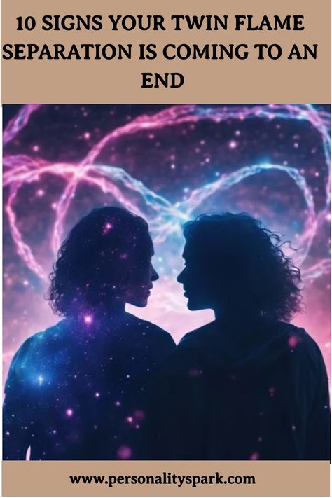 Is Your Twin Flame Separation Coming to an End? Find Out with These 10 Signs! 💖✨ #TwinFlame #Reunion #Love Twinflame Separation, Twin Flame Reunion Signs, Twin Flame Separation, Twin Flames Signs, Twin Flame Reunion, Recurring Dreams, Twin Flame Relationship, Twin Flame Love, Healthy Communication