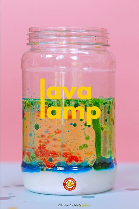 How To Make A DIY Lava Lamp With Baking Soda - Babble Dabble Do Lava Lamp For Kids, Diy Lava Lamp, Lava Lamp Experiment, Baking Soda Experiments, Make A Lava Lamp, Babble Dabble Do, Kids Craft Box, Steam Projects, The Floor Is Lava