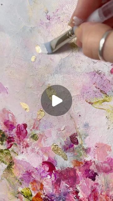 Expressive Floral Painting, Soft Oil Painting, Abstract Floral Paintings Acrylics Tutorial, Abstract Floral Paintings Watercolour, Paint Hydrangeas Acrylic, Abstract Flower Art Acrylic, Abstract Flowers Acrylic, Abstract Flower Painting Acrylic, Staring Out The Window