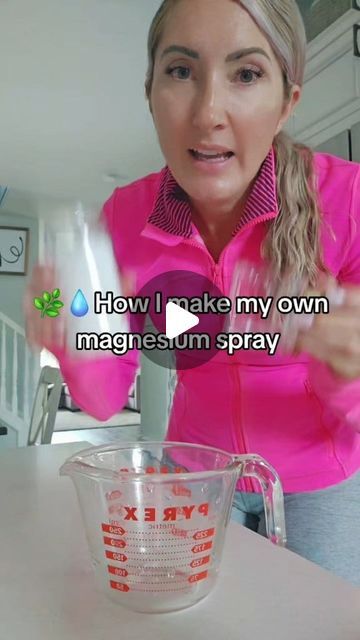 Lauren Gallegos on Instagram: "I love magnesium!   Such an important mineral! This is how I make my own magnesium spray.👇 🌿Use equal parts water to magnesium flakes and add your favorite essential oil... Watch the video for more.  FOLLOW for more natural DIY recipes.  🌿👉👉Comment "FLAKES" or check the link in my bio under my photo for my favorite magnesium flakes   #magnesium  #magnesiumspray  #relaxation #MuscleRecovery  #magnesiumflakes" How To Make Magnesium Oil Spray, Diy Magnesium Spray From Flakes, Diy Magnesium Spray Recipe, Magnesium Spray Diy Essential Oils, Magnesium Flakes Benefits, Magnesium Flakes Recipes, Make Magnesium Spray, Magnesium Brine Recipe, How To Make Magnesium Oil