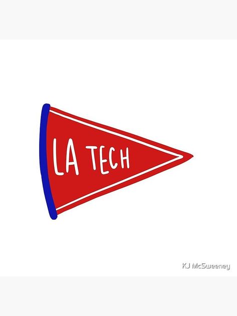 Tech Aesthetic, Louisiana Tech, Danger Sign, Louisiana, Flag