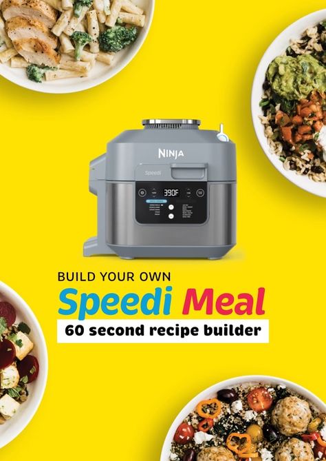 Meal Builder, Fluffy Quinoa, Ninja Kitchen, Spicy Meatballs, Recipe Builder, Ninja Recipes, Custom Recipe, Quick Weeknight Dinners, Ninja Foodi