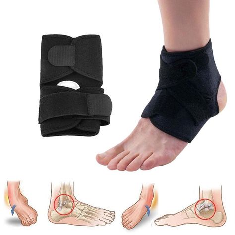 Elasticity Polyester Foot Sleeve Breathable Ankle Brace Ankle Support Bandage   100%Brand new and high quality. Name: Ankle Support Color: Black Product Package: OPP Bag Size:Long band: 36CM ,Short band: 29 CM ,Width: 19.5 CM Material: Polyester Package includes: 1 Piece Ankle Support (Not 1 Pair) Features: Adjustable design, suitable for most of all. Breathe freely, give ankle comfortable feeling. Easy wearing, can provide a comfortable fit, make the joints to keep warm, moderate chronic ankle Ankle Brace, Ankle Pain, Ankle Braces, Bag Names, Leg Pain, Ankle Support, Knee Pads, Seamless Bra, Play Ball