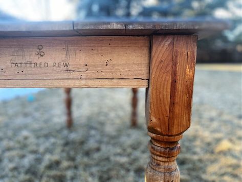 Modern Picnic Table Outdoor Dining, Indoor Table To Outdoor Table, Rustic Outdoor Dining Table, Diy Outdoor Table Dining, Painted Outdoor Table, Outdoor Table Diy, Rustic Outdoor Dining Tables, Outdoor Wood Dining Table, Redo Dresser