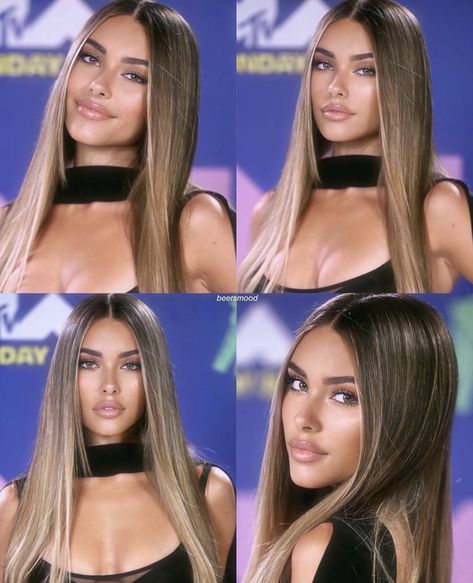 Black Women Hair Color, Madison Beer Hair, Blonde Hair Makeup, Hair Color Streaks, Brunette Balayage Hair, Blonde Hair Looks, Platinum Blonde Hair, Hair Color Balayage, Hair Inspiration Color