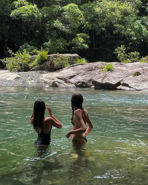 Swimming In A River Aesthetic, River Camping Aesthetic, Outdoor Life Aesthetic, River Girl Aesthetic, River Swimming Aesthetic, River Aesthetic Summer, Camping Aesthetic Couple, Sophiecore Aesthetic, Summer Rain Aesthetic