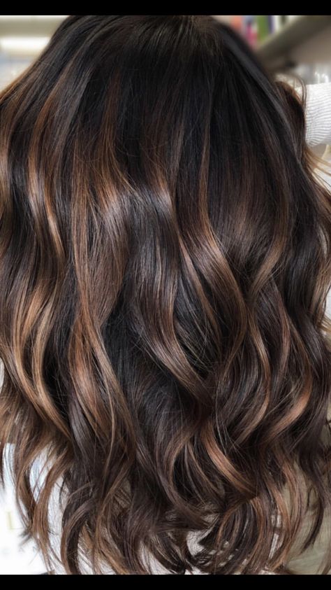 Dark Brunette Fall Hair, Cute Summer Hair Colors For Brunettes, Balayage Hair Caramel, Brunette Hair With Highlights, Balayage Hair Dark, Dark Hair With Highlights, Caramel Hair, Caramel Highlights, Brunette Balayage Hair