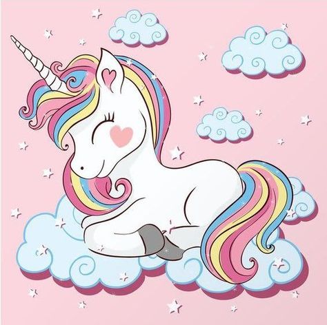 Unicorn Pictures, Cartoon Unicorn, A Unicorn, Cute Unicorn, Brighten Your Day, Pink