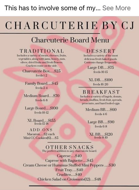 Charcuterie Board Prices, Charcuterie Menu Ideas, Charcuterie Board Pricing Guide, Charcuterie Price List, How To Price Charcuterie Boards, Charcuterie Business Names Ideas, Charcuterie Pricing, Charcuterie Business, Truck Business