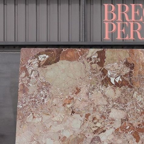 Surface Spectrum on Instagram: "New Stone Alert - Breccia Pernice. A small batch of this coveted Italian marble has landed in our warehouse. With tones of pink, terracotta, beige and burgundy this is the stone that will work perfectly with all the luxe neutrals taking over interiors. Contact us now to view.   #surfacespectrum #brecciapernice" Carport Ideas, Pink Terracotta, Rock House, House On The Rock, Pink Kitchen, Kitchen Marble, Italian Marble, Pink Marble, The Stone