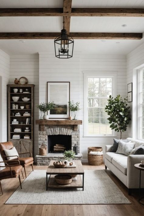 Simplicity Meets Elegance: Ultimate Guide to Minimalist Living Room Decor - West Magnolia Charm Modern Farmhouse Living Room Joanna Gaines, Modern Farmhouse Living Room Ideas, Farmhouse Living Room Ideas, Transitional Farmhouse, Farmhouse Living Room Decor Ideas, Minimalist Living Room Decor, Rustic Farmhouse Living Room, Modern Farmhouse Living, Modern Farmhouse Living Room