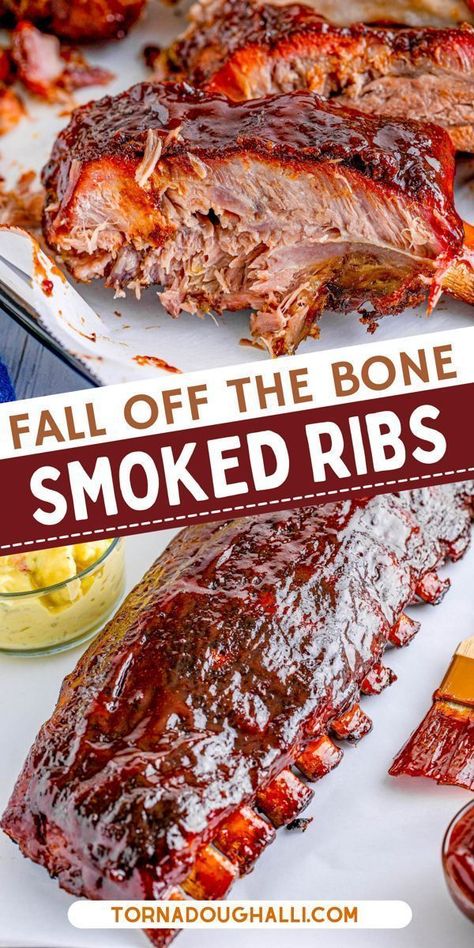 Smoked Ribs Recipe, Easy Smoker Recipes, Smoked Beef Ribs, Smoked Pork Ribs, Rib Recipe, Honey Bbq Sauce, Pork Rib Recipes, Pellet Grill Recipes, Traeger Recipes