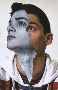 Manny Robertson, Face Collage, Collage Foto, Frida Art, Collage Kunst, Gcse Art, Art Brut, Identity Art, Arte Sketchbook