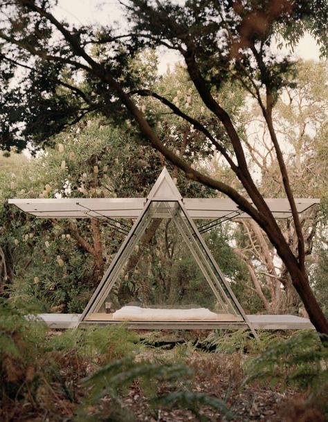 Bush Camp, Camping Shelters, Outdoor Shelters, Innovative Architecture, Camping Locations, Australian Architecture, Architectural Photographers, Call Of The Wild, Victoria Australia