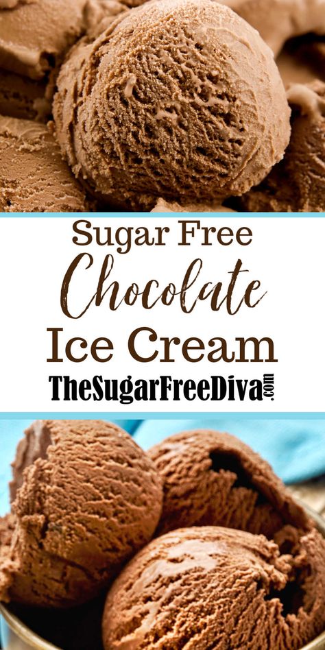 Sugar Free Cool Whip Ice Cream, Low Sugar Homemade Ice Cream, No Sweetener Desserts, Bariatric Ice Cream Recipes, No Sugar Ice Cream Recipe, Homemade Sugar Free Ice Cream, Ice Cream For Diabetics, Sugar Free Ice Cream Recipes, Healthy Chocolate Ice Cream Recipe