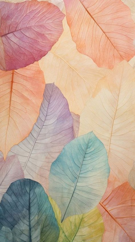 Aesthetic Painting Background, Leafs Wallpapers, Pastel Background Aesthetic, Floral Wallpaper Aesthetic, Pretty Wallpapers Backgrounds Aesthetic, Abstract Pastel Art, Leaf Aesthetic, Shaded Background, Acrylic Paint Art