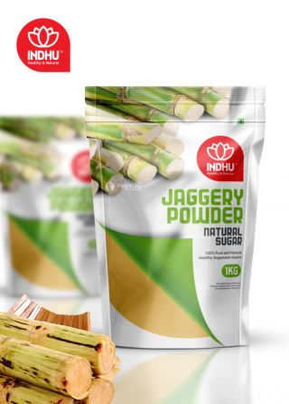 Indhu Jaggery Powder Jaggery Powder Photography, Jaggery Powder Packaging, Jaggery Packaging, Sugar Packaging Design, Powder Packaging Design, Organic Food Packaging, Jaggery Powder, Powder Packaging, Sugar Packaging