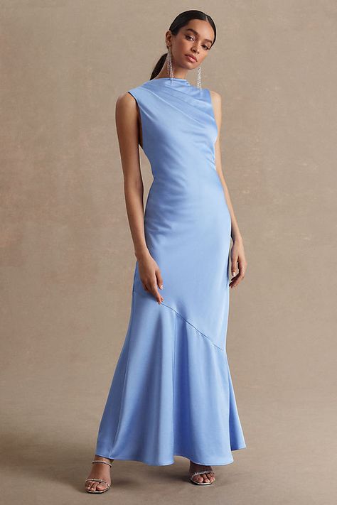 Pale Blue Bridesmaid Dresses, Different Bridesmaid Dresses, Maid Of Honour Dresses, Blue Bridesmaid Dress, Affordable Bridesmaid Dresses, Guest Attire, Bridesmaid Dress Colors, Wedding Attire Guest, Blue Bridesmaid Dresses