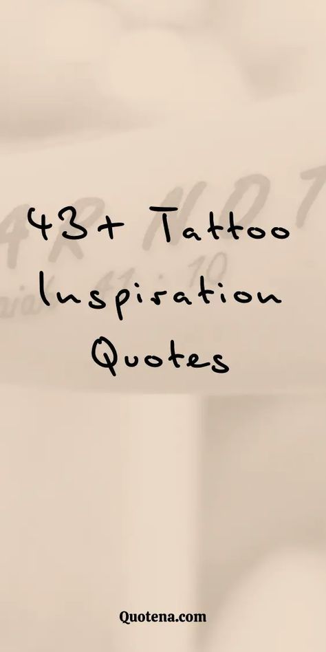 Tattoo Wisdom Quotes: Inked inspirations, these tattoo wisdom quotes delve into the profound and personal meanings behind tattoos, celebrating the artistry and stories they represent. Click on the link to read more. Tattoos For Wisdom, Peace Quote Tattoo, Inspiration Word Tattoos, Living My Best Life Tattoo, Tiny Quote Tattoos Inspiration, Positive Quotes For Tattoos, Famous Quote Tattoos, Timing Is Everything Tattoo, Always Believe Tattoo